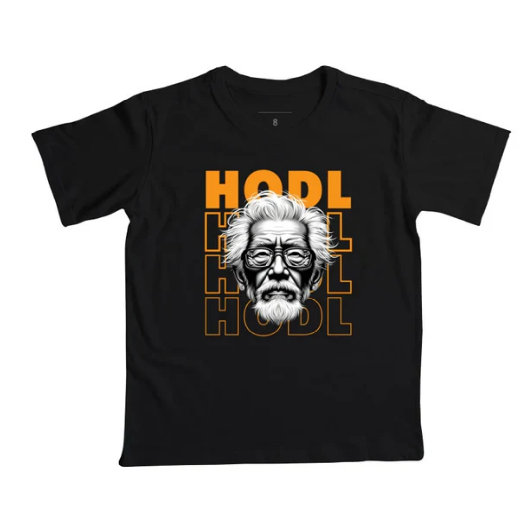 HODL T-shirt - Satoshi Nakamoto