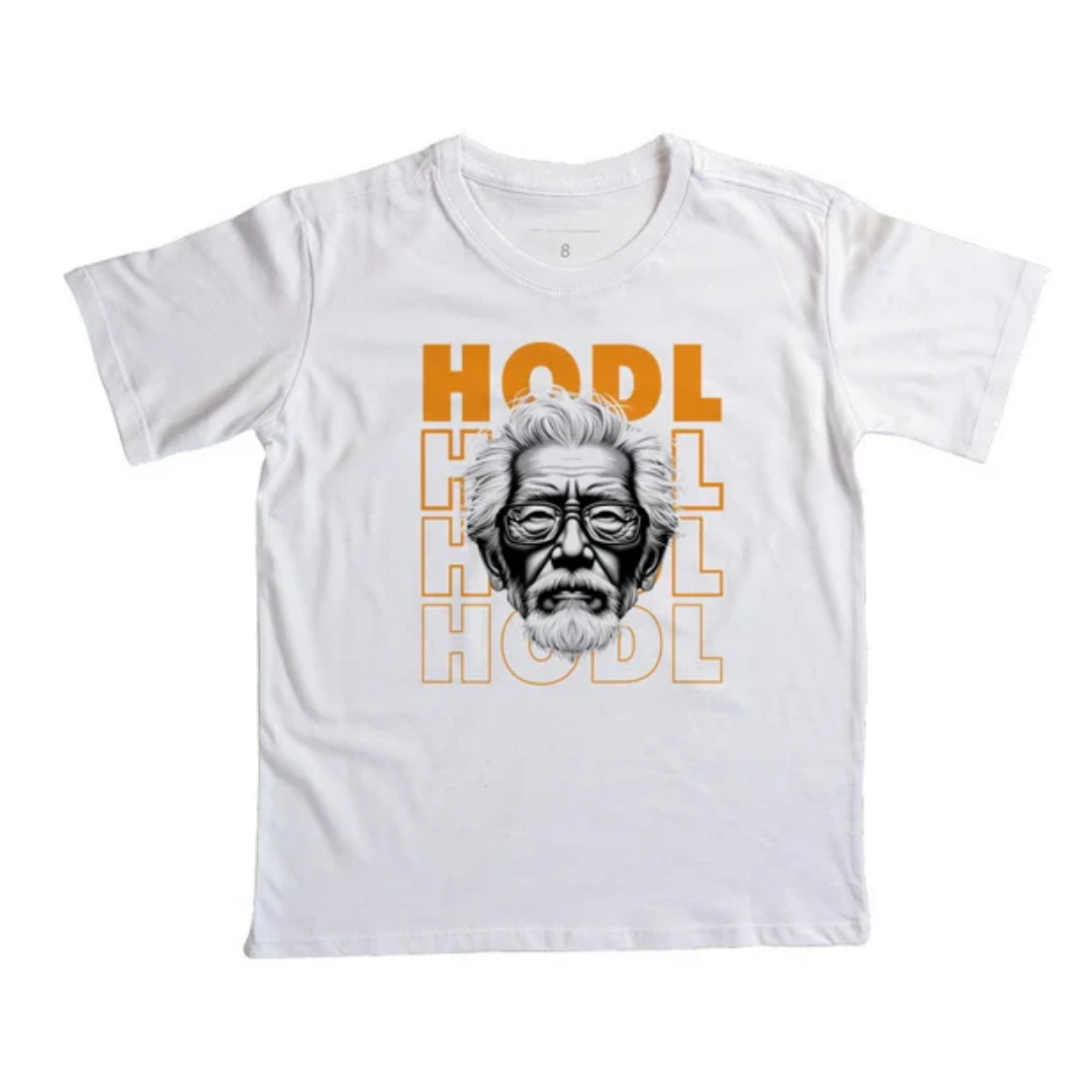 HODL T-shirt - Satoshi Nakamoto